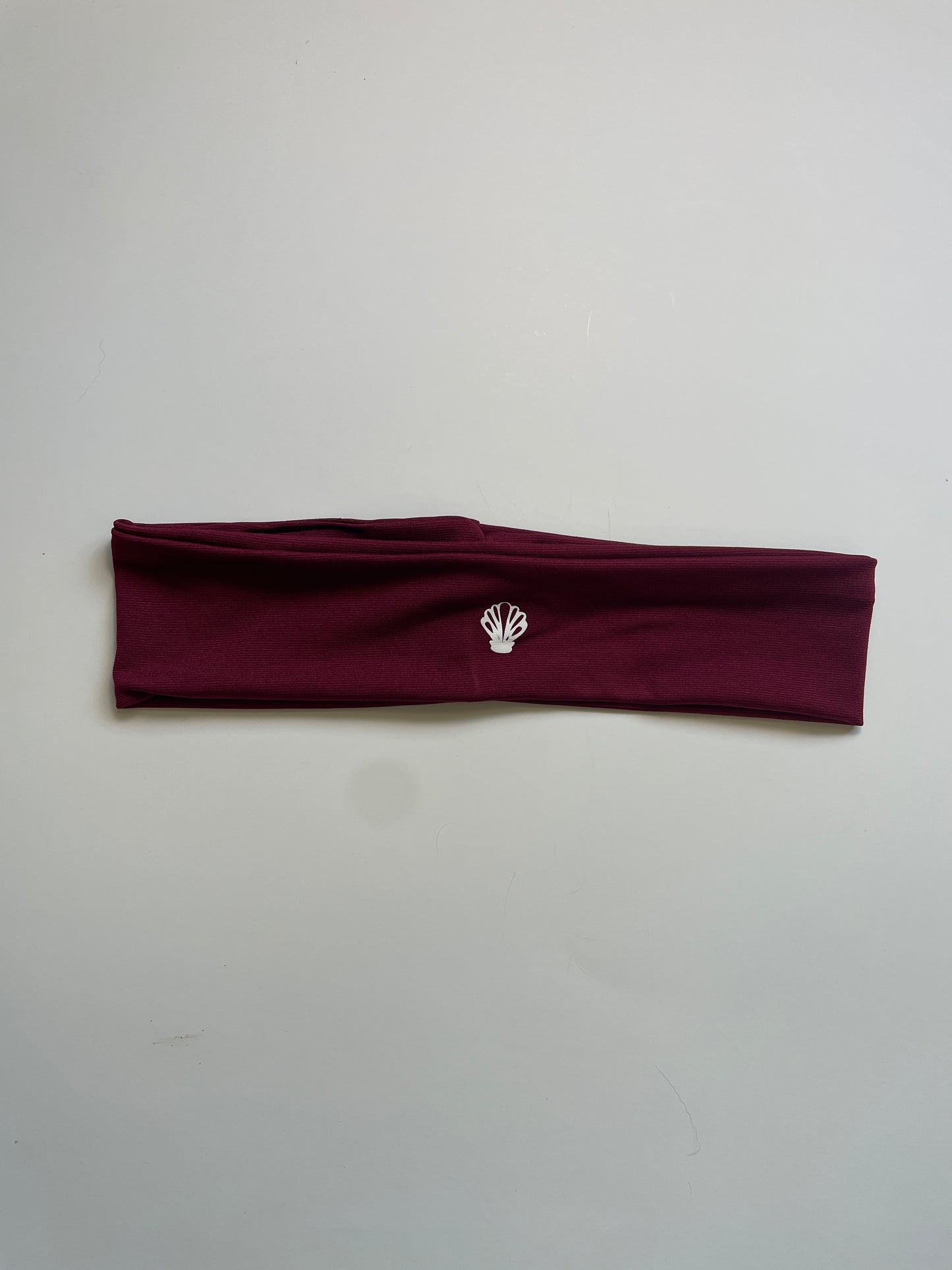 burgundy headband