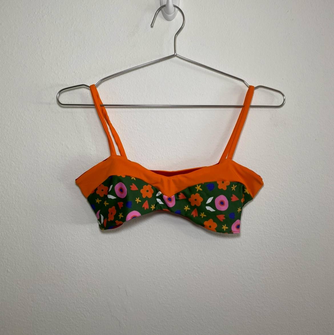 patchwork bikini top