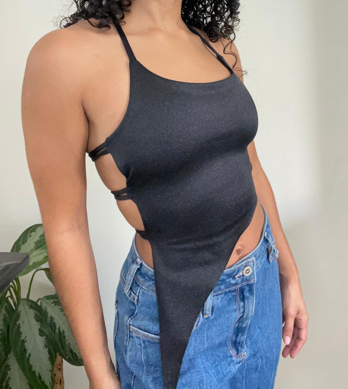glittery top